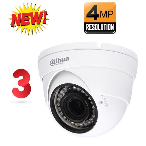 Dahua Pack 3 Camera interieure 4 Megapixel 4MP 2.8MM