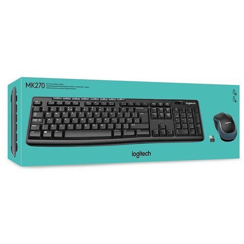 Logitech Pack clavier et souris sans fil MK270